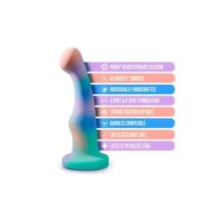 Blush Avant Opal Dream 6 Inch Suction Cup Base Silicone Dildo -Adult Product Store blush avant opal dream 5 spectrum boutique