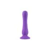 Blush Ibiza Rechargeable Silicone Smooth Curved Suction Cup Vibrator