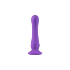Blush Ibiza Rechargeable Silicone Smooth Curved Suction Cup Vibrator