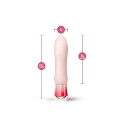 Blush Oh My Gem Elegant Rechargeable Warming Silicone Rounded G-Spot Vibrator -Adult Product Store blush oh my gem elegant 4 spectrum boutique