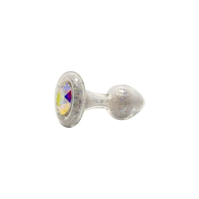 Crystal Delights Sparkle Plug Glass Butt Plug