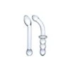 Double Pleasure Glass G-Spot Dildo 2-Piece Set