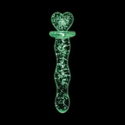 NS Novelties Firefly Glass Heart A Glow In The Dark Wand