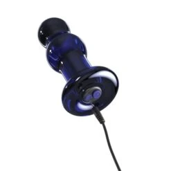 Pipedream Icicles No.83 Remote Control Rechargeable Glass Beads -Adult Product Store icicles no.83 remote control glass beads 3 spectrum boutique