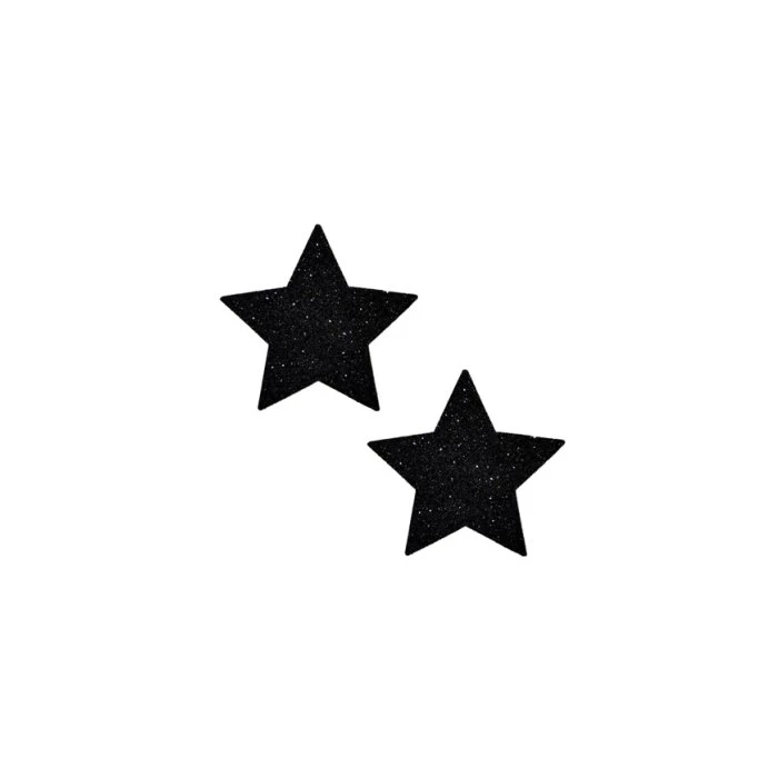 Neva Nude Black Malice Glitter Starry Nights Star Nipple Cover Pasties