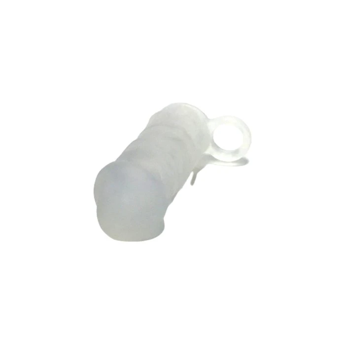 Rascal Meaty Clear Stretchy Silicone Cock Extender With Ball Strap - Image 3
