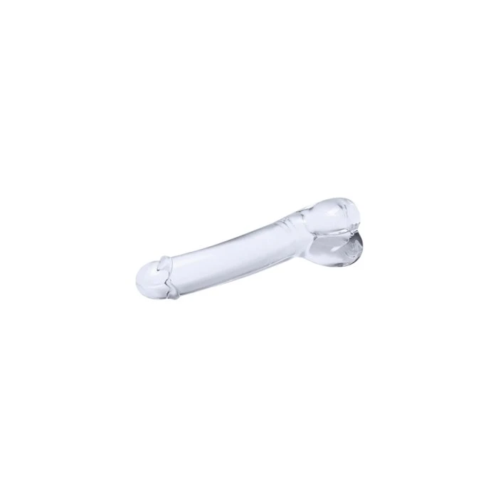 Realistic Harnessable Curved Glass Dildo - Image 2