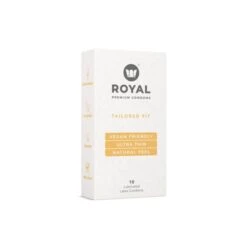 Royal Condom Tailored Fit Vegan Ultra-Thin Latex Condoms