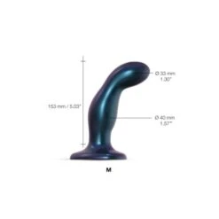 Strap-On-Me Dildo Plug Hybrid Collection Snaky Curved Ultra Soft Harness Compatible Strong Suction Cup Dildo -Adult Product Store strap on me dildo plug hybrid collection snaky 3 spectrum boutique