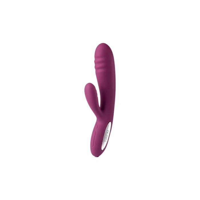 Svakom Adonis Ultra Soft Double-Motor Warming Rabbit Style Rechargeable Silicone Vibrator