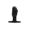 Tantus Cock Black Silicone Anal Plug